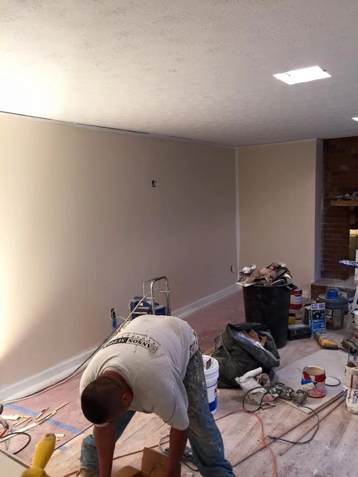 Interior drywall and paint work